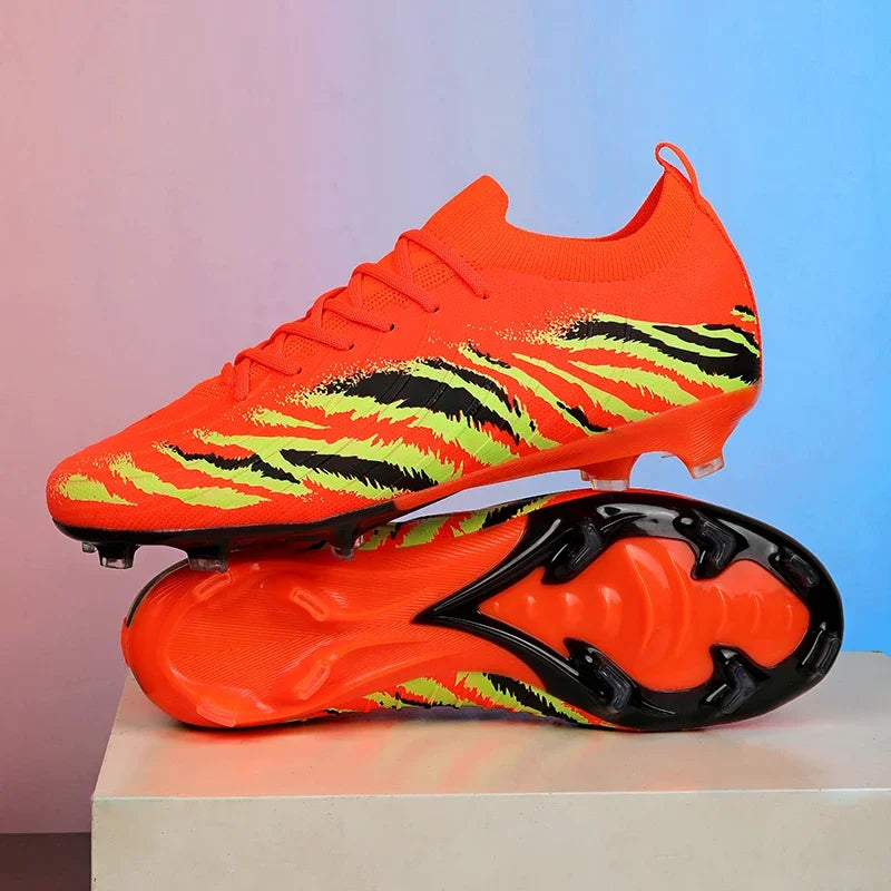 New Men's Football Boots Sport Ultralight Non-Slip Outdoor Adult Cleats Match Unisex Soccer Shoes Comfortable Grass High-Quality