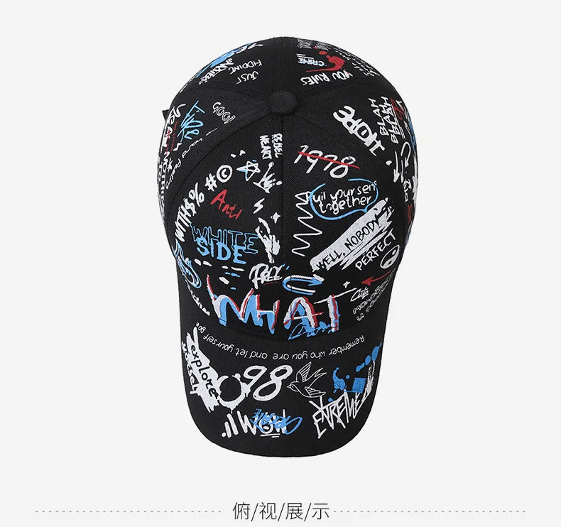 Fashion Hip Hop Baseball Cap Personality Trucker Caps Cotton Snapback Hat Outdoor Sun Hats Sports Leisure Cap