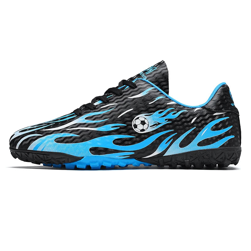 Men Professional Football Boots Cleats Boys Soccer Shoes Ankle Support Cleats Youth Outdoor Match Training Sneakers Non-slip