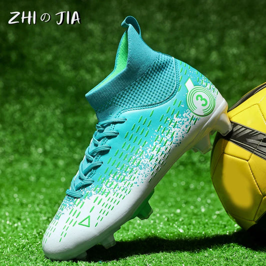Teenage Adult Football Shoes New Fashion Large Size Sneaker Outdoor Professional Competition Training Football Footwear 31-48