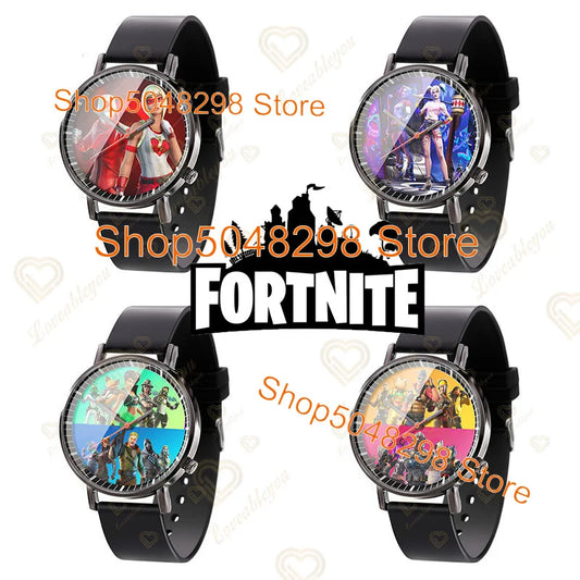Fortnite Wristwatch for Men Women Watch Battle Game Print 2025 New Watches Quartz Wristwatch Female Children's Birthday Gifts