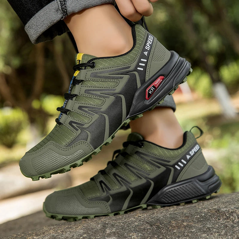 Men's Hiking Shoes Waterproof Non-slip Hiking Sports Shoes Camping Training Hunting Tactical Shoes Men's Cycling Shoes