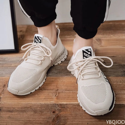 Large Size Spring and Autumn Fashion New Thick Sole Height Increasing Casual Men's Shoes Niche Trend Flat Sports Men's Shoes