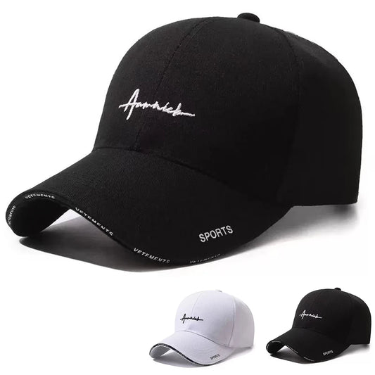 Unisex SPORTS Embroidery Baseball Caps Spring Autumn Outdoor Adjustable Casual Hats Sunscreen Hat Sports Cap