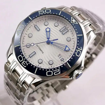 BLIGER Luxury 41mm Mechanical Men's Watch Sapphire Glass NH35AMIYOTA PT5000 Movement Steel Bracelet Ceramic Bezel Date Function