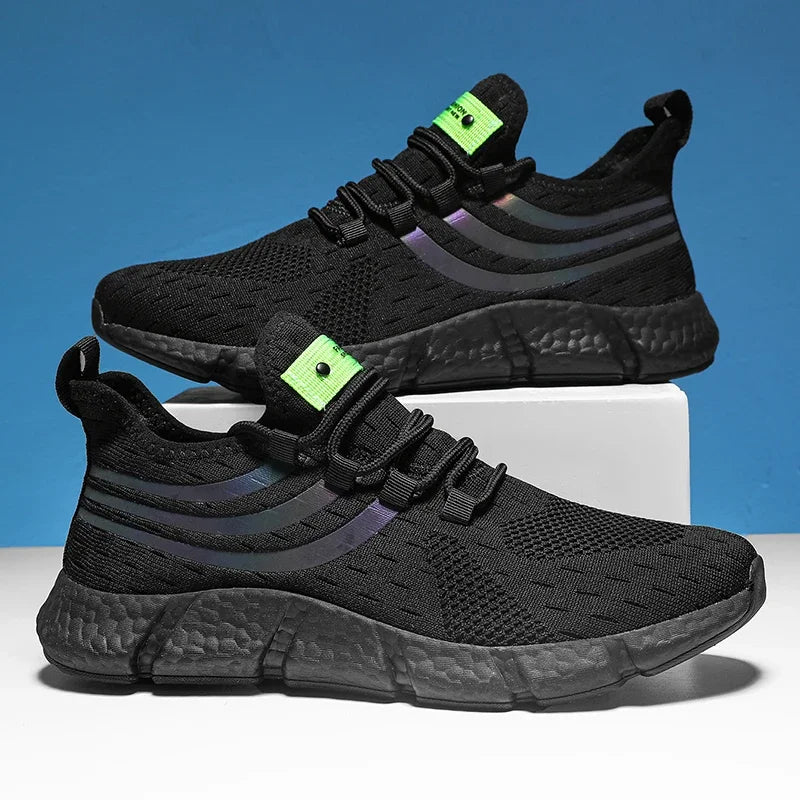 Men's Casual Sports Shoes Breathable Lightweight Sneakers Anti-Slip Flats Outdoor Running Walking Tennis Athletic Jogging Shoes
