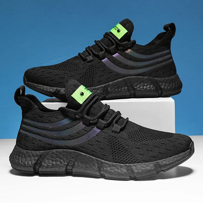 Men's Casual Sports Shoes Breathable Lightweight Sneakers Anti-Slip Flats Outdoor Running Walking Tennis Athletic Jogging Shoes