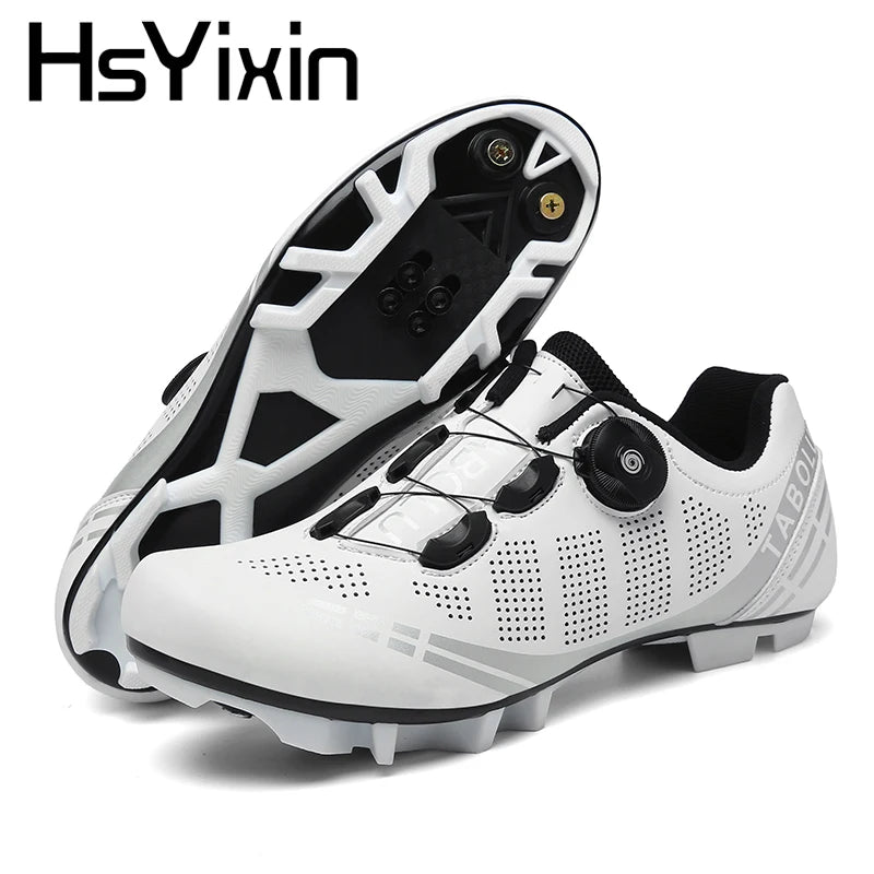 MTB Cycling Shoes Breathable Men’s and Women’s Off-Road Mountain Bike Cycling Shoes Self-Locking Speed Mountain Bike Pedal Shoes
