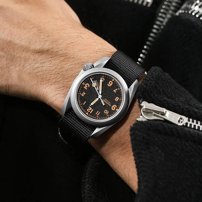 BODERRY Men's Automatic Watch 40MM Titanium Pilot Sport Mechanical Wristwatch 100m Waterproof Sapphire C3 Luminous NH35