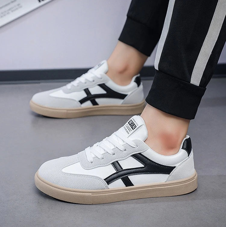 Men’s Casual Shoes New Fashion Lightweight Casual Outdoor Walking Sneakers Anti-Slip Flat Men’s Shoes