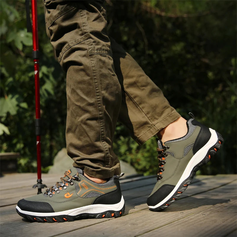 Zapatos de piel para hombre, calzado casual para hombre, zapatillas de primavera, otoño e invierno, calzado masculino tipo tenis, ligero para caminar