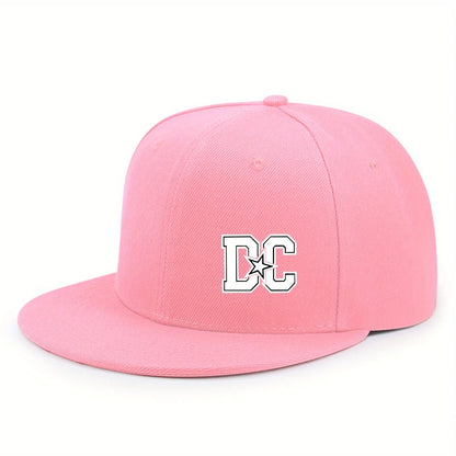 Unisex Letter Print Hip-hop Snapback Cap Outdoor Adjustable Casual Baseball Caps Sunscreen Sun Hat Streetwear