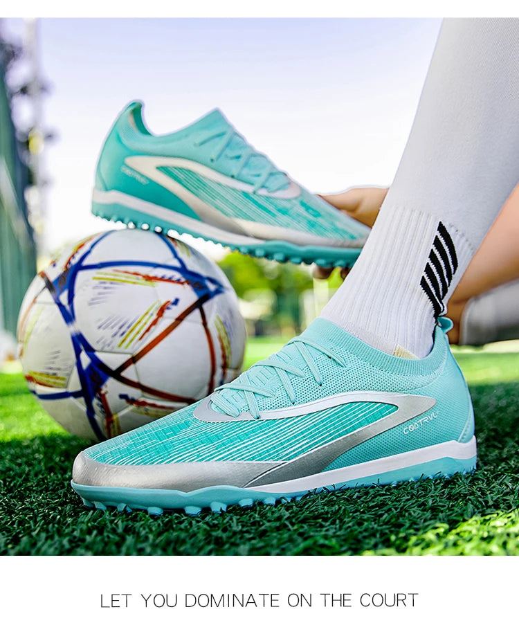2026 New Men Soccer Cleats Breathable Lightweight Football Boots Anti-Slip Training Shoes Outdoor Sport Sneakers