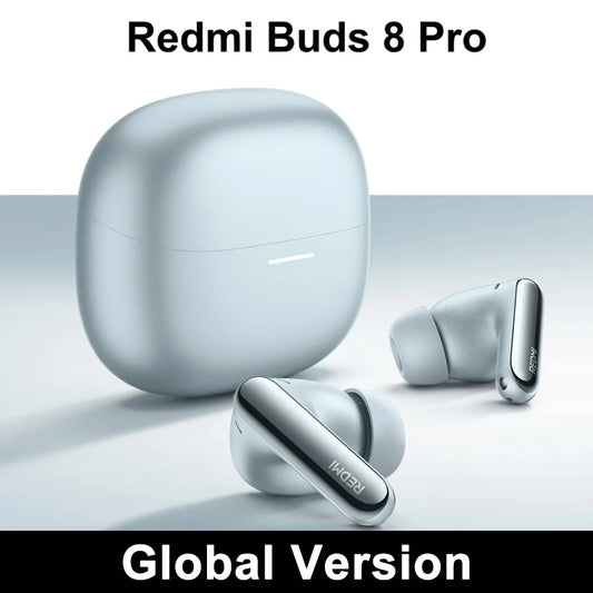 Xiaomi Redmi Buds 8 Pro Bluetooth 5.4 Wireless Earbuds – 55dB Active Noise Cancelling Earbuds with LDAC Audio, 35H Battery Life & AI Call Noise Reduction