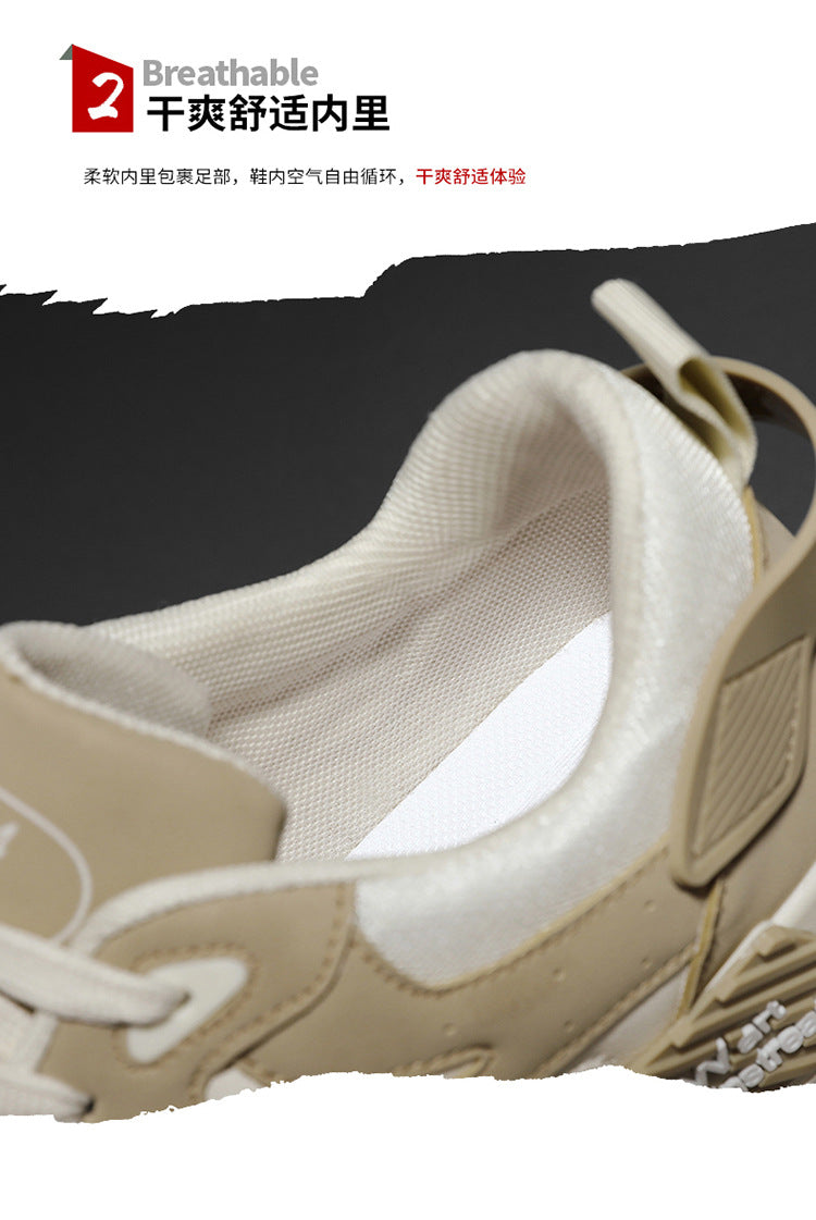 New Autumn Men’s Sneakers Comfortable Platform Shoes 2023 Trend Lace-up Vulcanized White Casual Sneakers Zapatillas