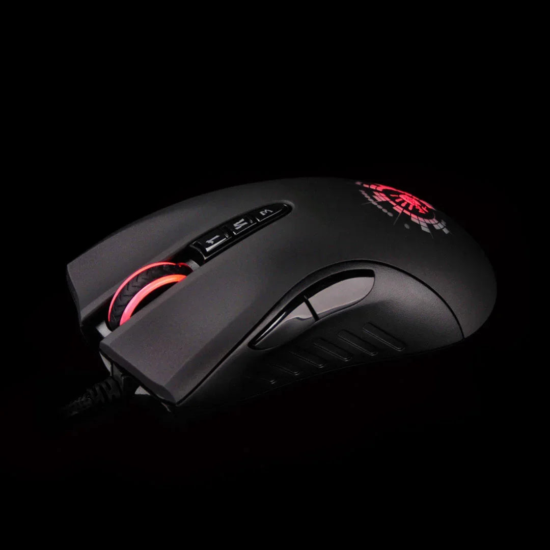 Mouse gaming A4TECH Bloody A91, 4000 DPI, Drag Click, 1000HZ, 6666FPS, 8 pulsanti, piedini Metal X' Glide Armor, oltre 20 milioni di clic