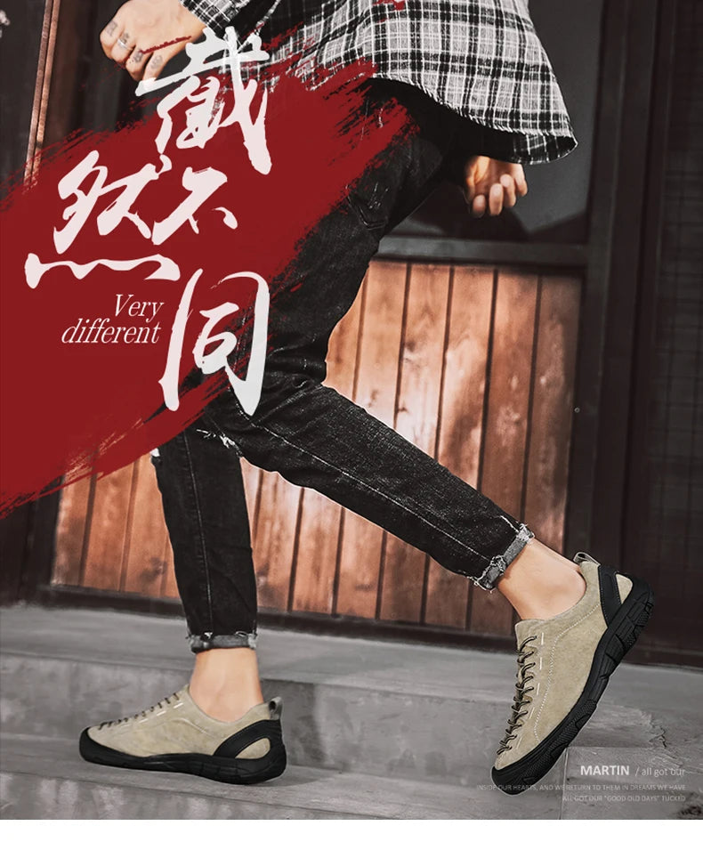 High Quality Trekking Sneakers for Men, Walking Shoes, Low-Cut Men's Hiking Shoes, Outdoor Non-Slip Sports Shoes, Large Size 47