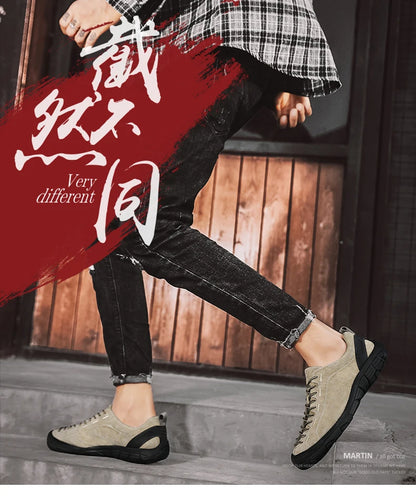 High Quality Trekking Sneakers for Men, Walking Shoes, Low-Cut Men's Hiking Shoes, Outdoor Non-Slip Sports Shoes, Large Size 47