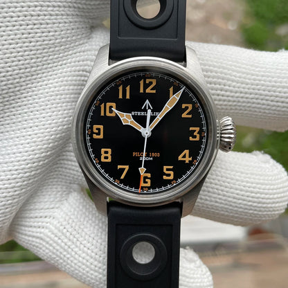 STEELFLIER Official SF740V New Quartz Wristwatch Super C3 Luminous 200M Waterproof VH31 Mute Movement Man Fashion Business Watch
