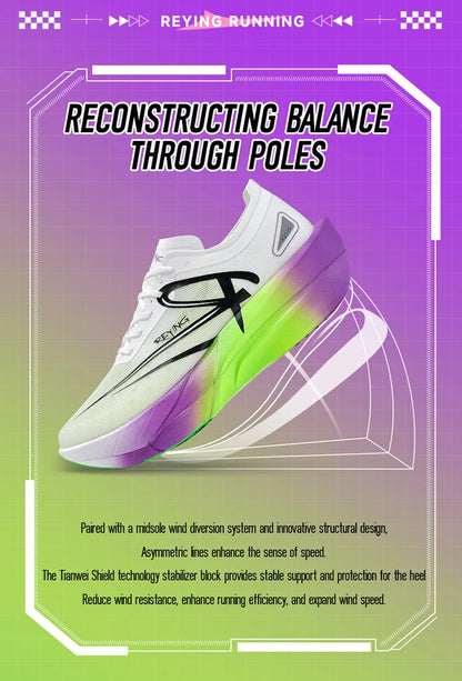 IRUNSVAN Marathon Full-Length Carbon Plate Running Shoes for Men, Cushioned, Shock Absorbent, Triple Rebound Outdoor Road Sports Shoes