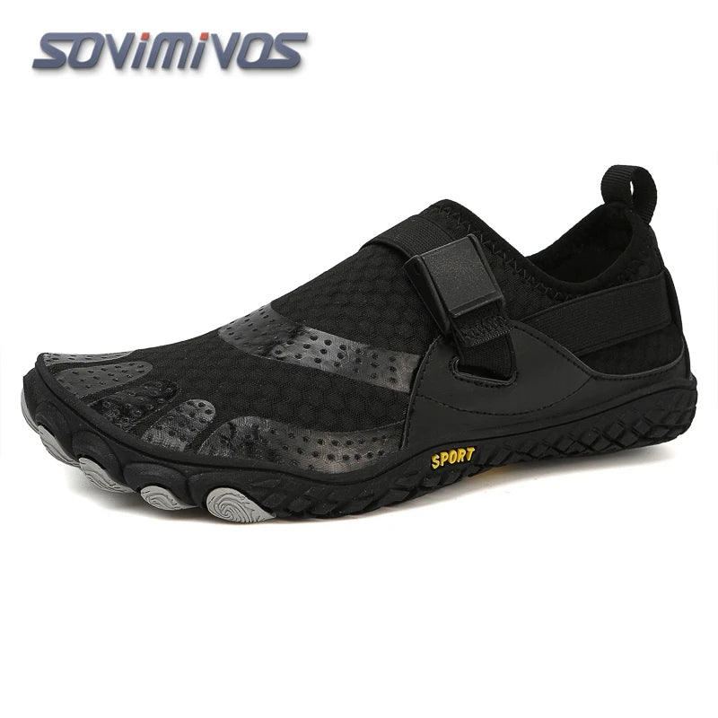 Water Shoes for Men Barefoot Beach Shoes Breathable Sport Shoes Quick Dry River White Sea Aqua Sneakers Soft Beach Sneakers