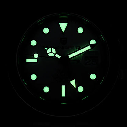 Pagani Design 2026 Nuevo reloj de buceo para hombre 42mm zafiro mecánico automático GMT 100m resistente al agua PD1682
