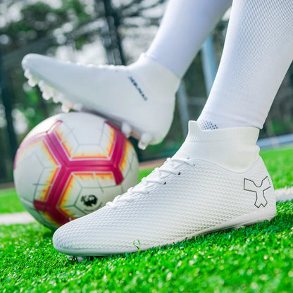 Men's Quality Soccer Shoes Durable Boys Football Boots Lightweight Children Football Shoes Futsal Training Sneakers Soccer Cleats
