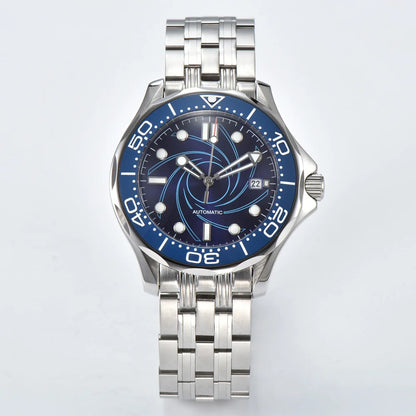 Parnsrpe 2026 New Miyota 8215 Automatic Dive Watch for Men Luxury Sport Green Dial Luminous Sapphire Crystal Date Waterproof Bus