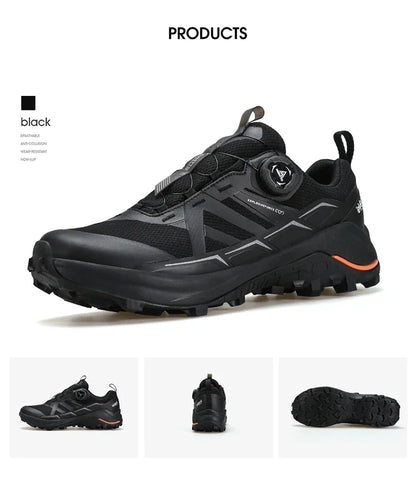 HUMTTO Men's Sneakers Luxury Designer Trail Shoes for Men Anti-slip Sports Hiking Sneaker Man Breathable Outdoor Trekking Boots