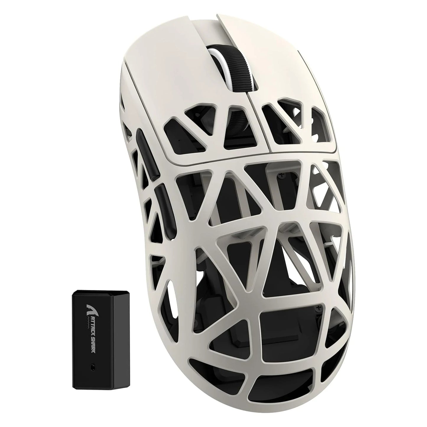 ATTACK SHARK R2 tri-mode programmable mouse, ultra-light magnesium alloy, PAW3950 42000 DPI optical sensor, 8000Hz polling rate