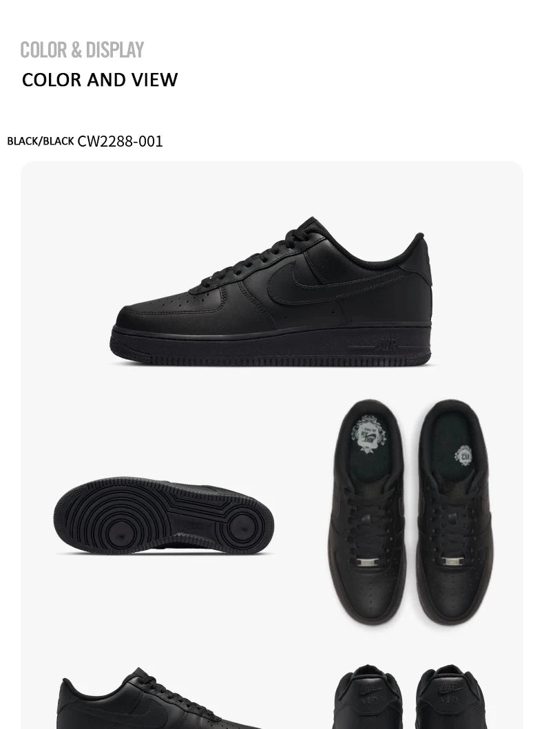 Nike original man and women's shoes new AIR FORCE 1 board shoes classic fashion AF1 casual shoes DD8959-100