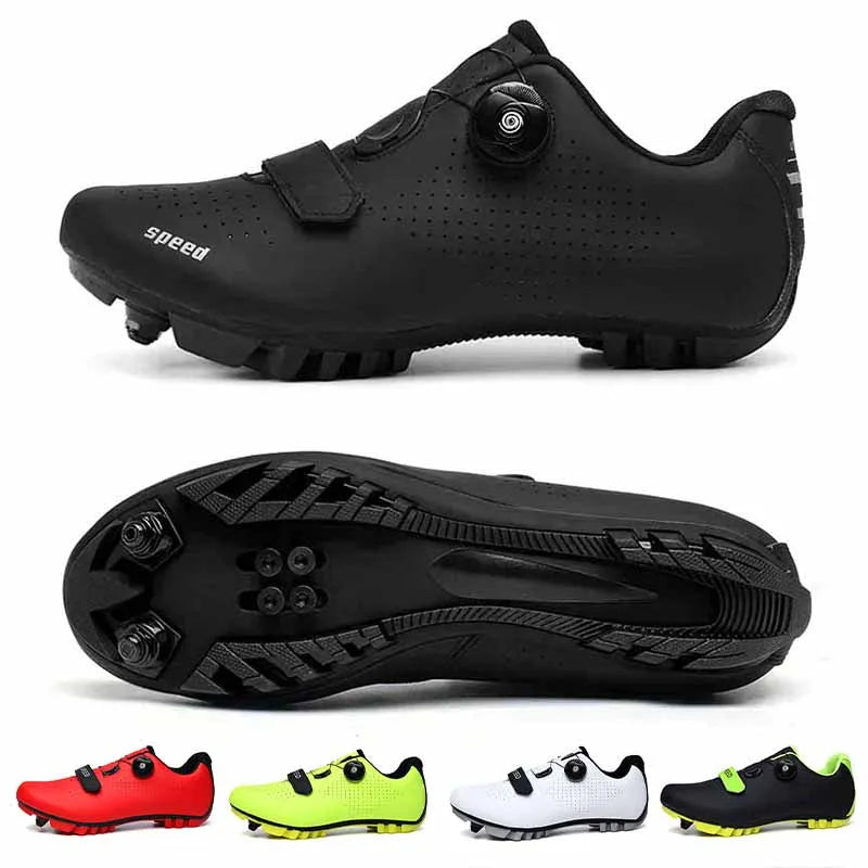 Cycling Sneakers Breathable MTB Shoes for Men and Women Trail Mountain Bicycle Riding Shoes Sport Road Bike Shoes SPD Pedal Cycle Shoes