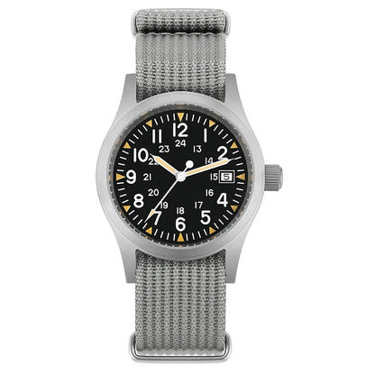 Militado ML05 38mm Quartz Watch Miyota 2035/Ronda 515 Movement Watches Domed Sapphire Crystal Luminous 100m Waterproof Watches