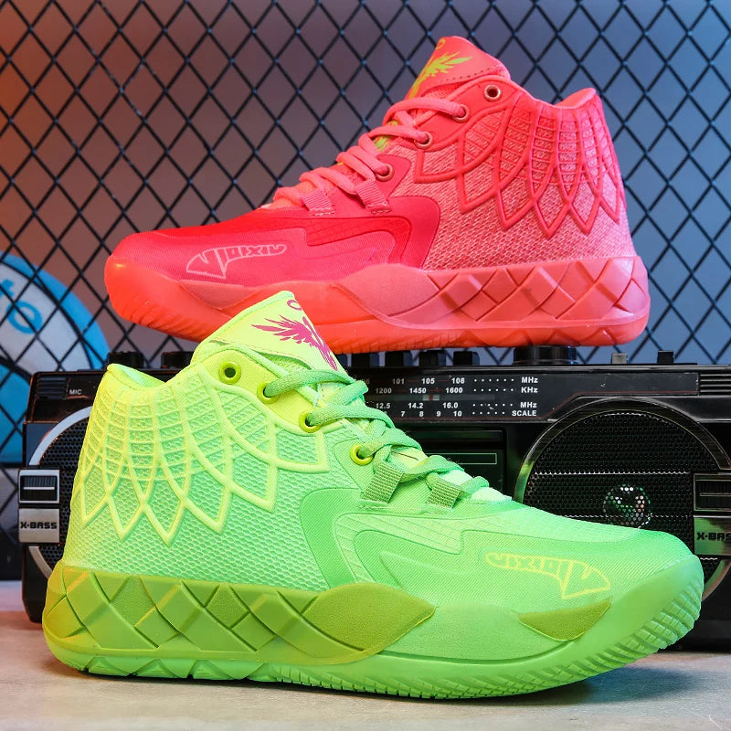 Youth Basketball Shoes for Actual Combat, Outdoor Comfortable Cushioning, Wear-Resistant, Fashionable, Breathable, High Quality