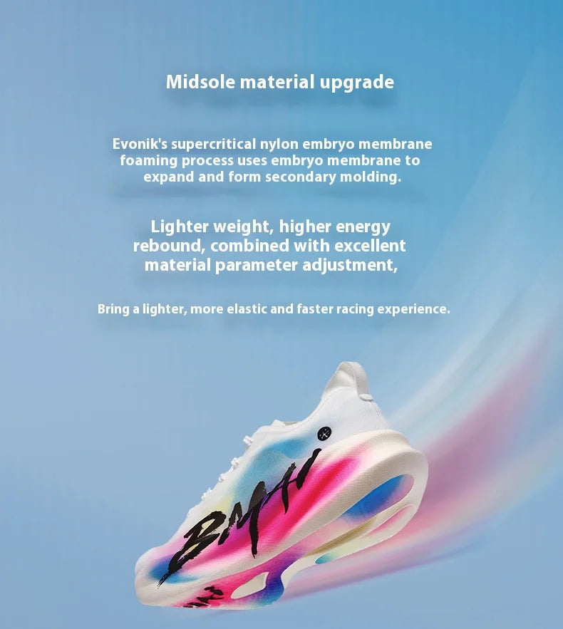 BMAI 3.0 Turbo 42KM Running Shoes for Women Breathable Marathon Sports Shoes Cushioning Sneakers Luxury Designer Trainers