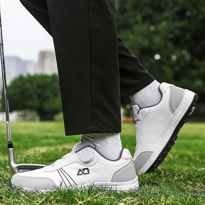 Outdoor Golf Shoes, Fashionable New Style Men's and Women's Comfortable Anti-Slip Design Hiking Shoes, Casual Travel Shoes 9