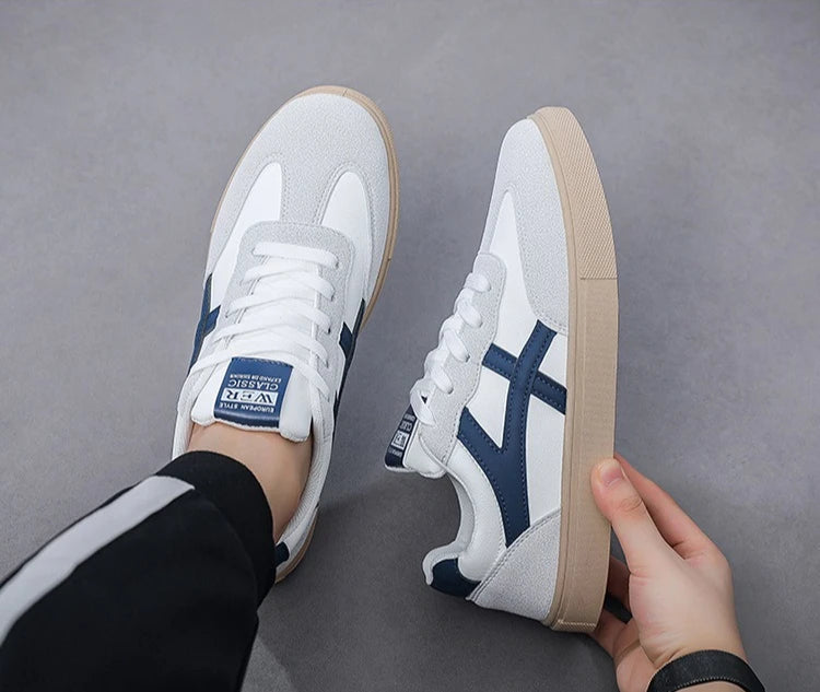 Men’s Casual Shoes New Fashion Lightweight Casual Outdoor Walking Sneakers Anti-Slip Flat Men’s Shoes