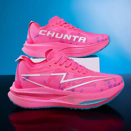 Running Shoes Carbon Board Marathon Men Speciality Sports Breathable Lightweight Women's Comfortable Athletic Chunta Sneakers