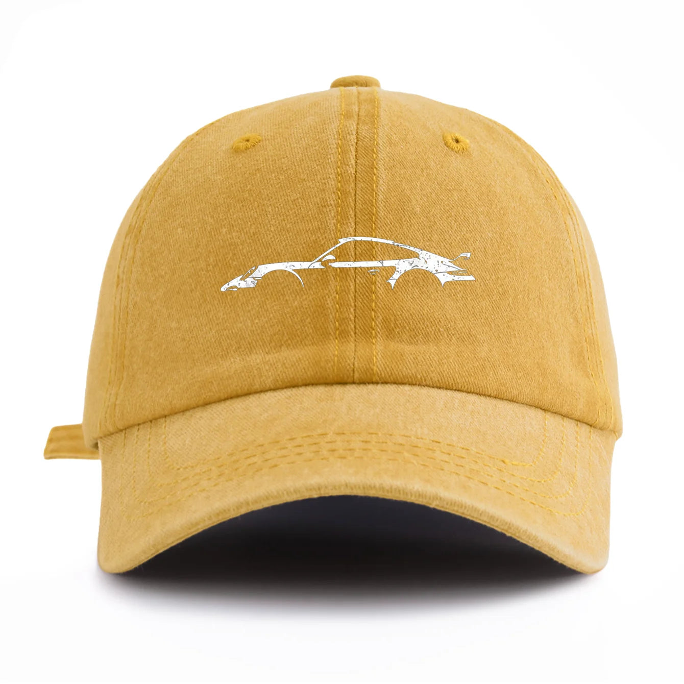 1pc 911 Print Washed Baseball Cap for Adults,  Minimalist Retro Style Casual Soft Adjustable Dad Hat, Perfect As Gift