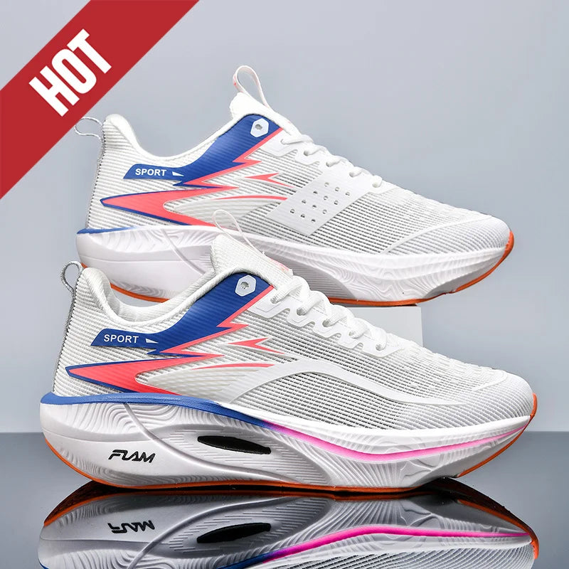 2026 New Men's Sports Running Shoes, Marathon-Ready, Breathable, Lightweight, Comfortable Women's Athletic Sneakers, Jogging Tennis Air Cushion