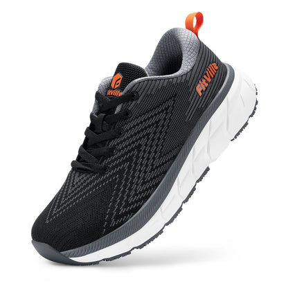 FitVille Men's Shoes Wide Toe Box Cushioned Extra Wide Width Non-Slip Running Shoe Comfortable Lightweight Sneakers For Wide Feet