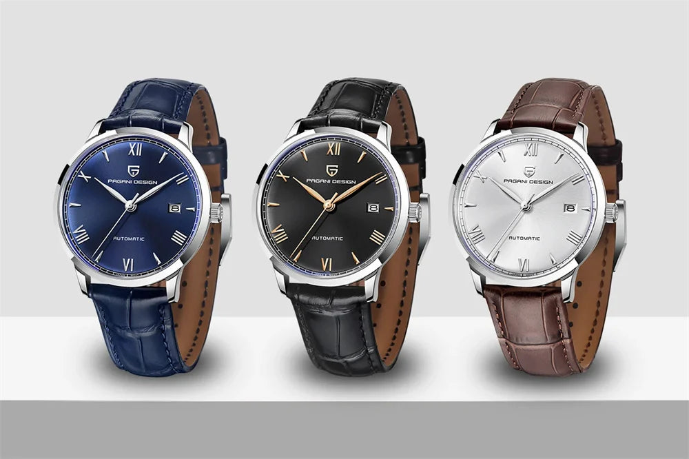 PAGANI DESIGN 40MM Pilot Men's Mechanical Watch Luxury Sapphire Glass Automatic Watch 100M Waterproof NH35 Wristwatch for Men