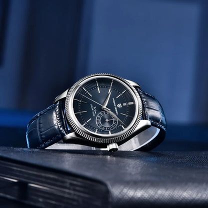 PAGANI Design PD1689 Men's Quartz Watch Japan VH65 Movement Sapphire Glass Leather Strap 20Bar Waterproof Men's Wristwatch