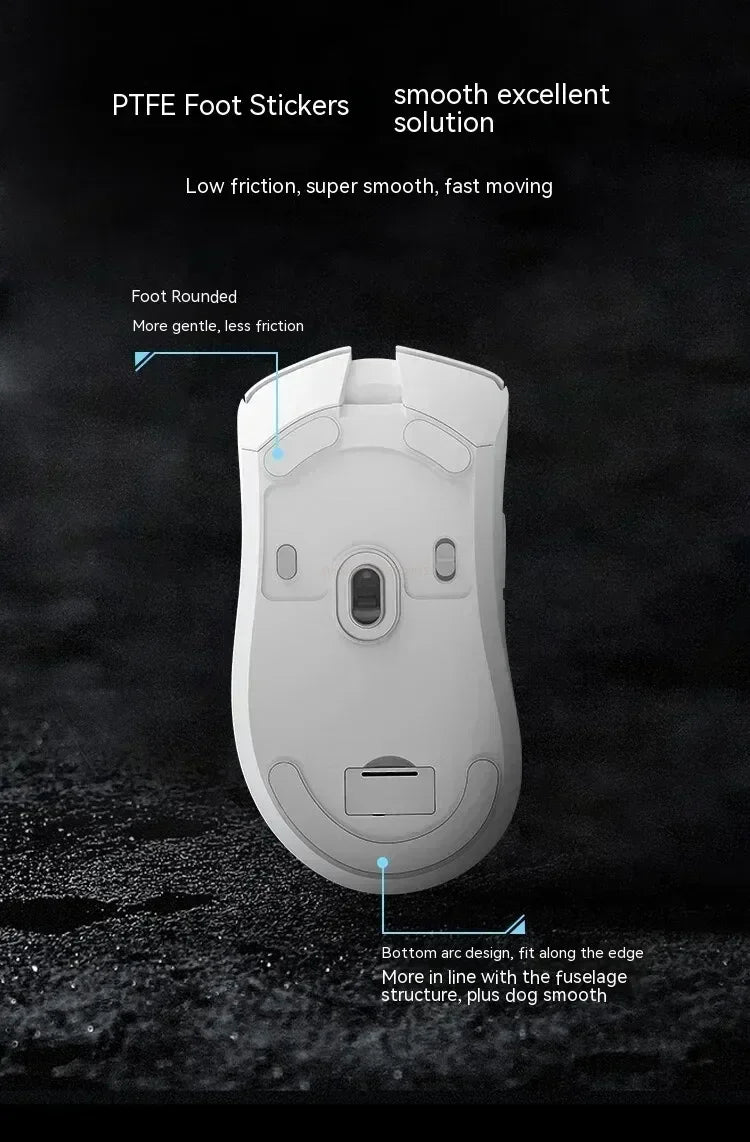 Metaphyuni Metapanda P1 kabellose Maus P1 Pro Max PAW3395, geringe Latenz, leichte E-Sports-Gaming-Maus, ergonomisch, Geschenk für PC-Gamer