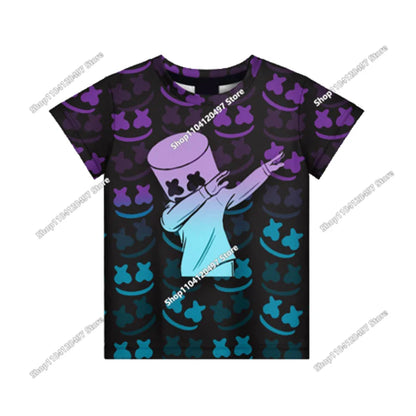 Fortnite 3D Printed Short Sleeve T-Shirt Game Cartoon Print Battle Royale Adult Kid Clothes Kids T-shirt Harajuku T-shirt