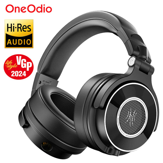 OneOdio Monitor 60 Wired HiFi Headphones Professional Studio DJ Headphones with 50mm Driver, Stereo Over Ear Headset, Detachable Cable & Microphone