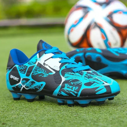 New Men Kids Soccer Shoes Cleats Adult Professional Football Boots Ultralight Non-Slip Grass Boys Training Shoes Drop Shipping