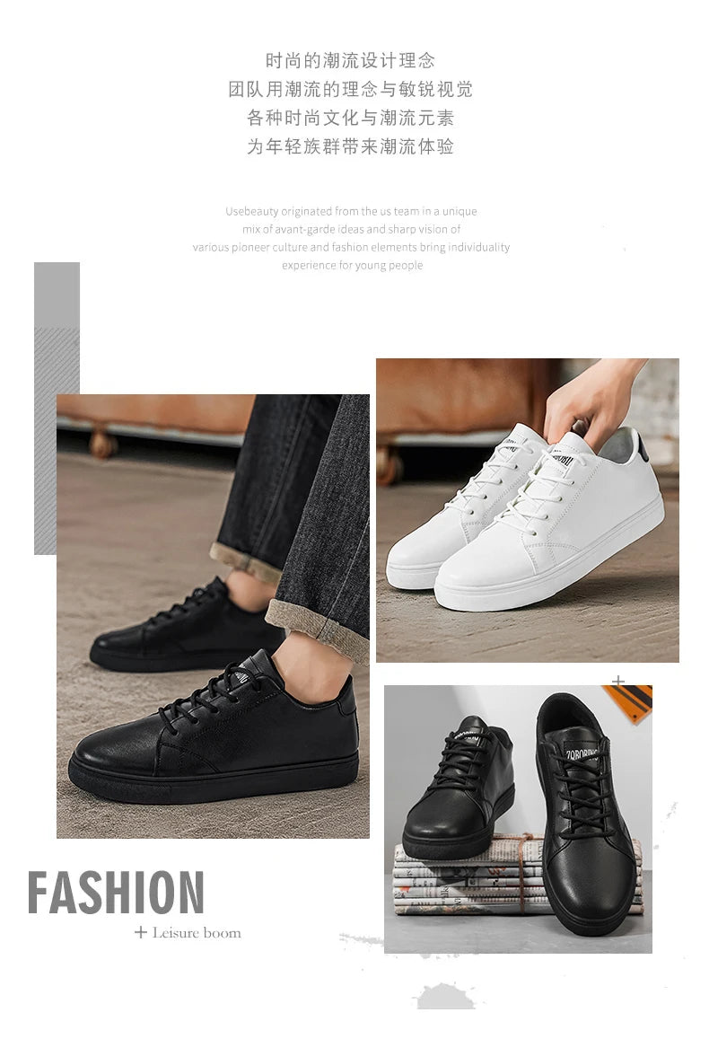 2026 Spring and Autumn Large Size New Trendy Men's Shoes Korean Style Breathable Versatile White Shoes Running Youth Casual Sports Shoes