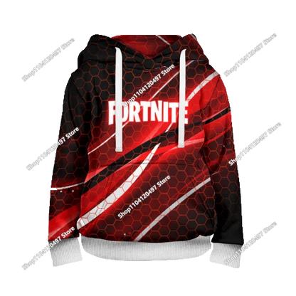 Fortnite косплей худита за деца и възрастни, унисекс суитшърт с качулка, ежедневни униформи и костюми за Хелоуин