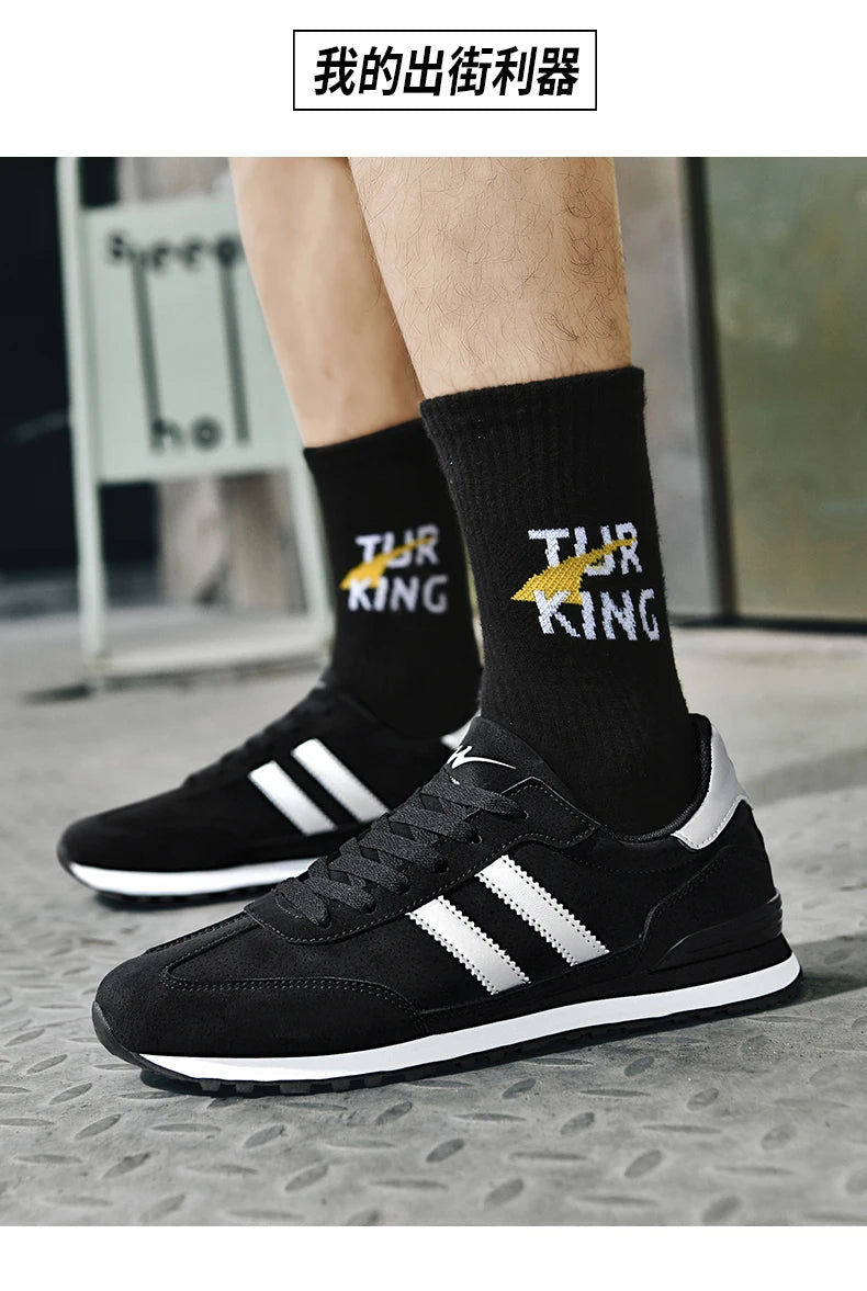 Scarpe da uomo di tendenza Forrest Gump, versatili scarpe sportive e casual da uomo per lo street fashion